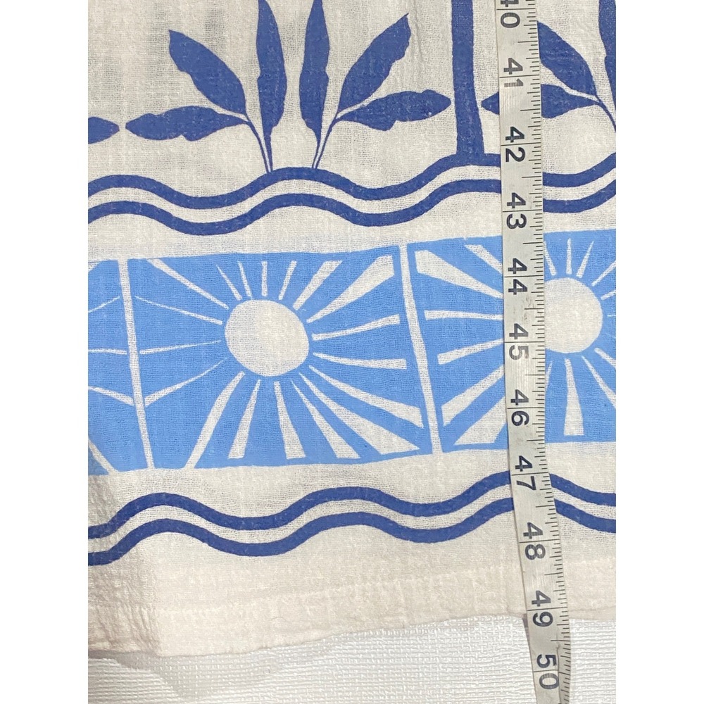 Rip Curl Santorini Sun Print Gauze Maxi Dress M? Adj Straps Breezy Flowy Summer - Picture 6 of 6